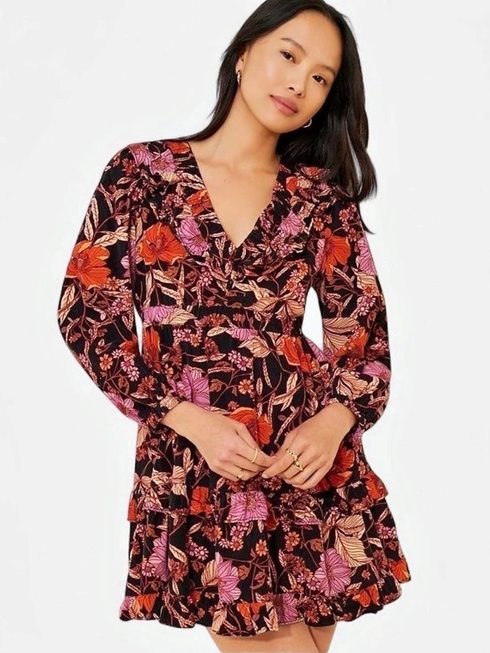 Anthropologie Long-Sleeve Mini Dress - 2X